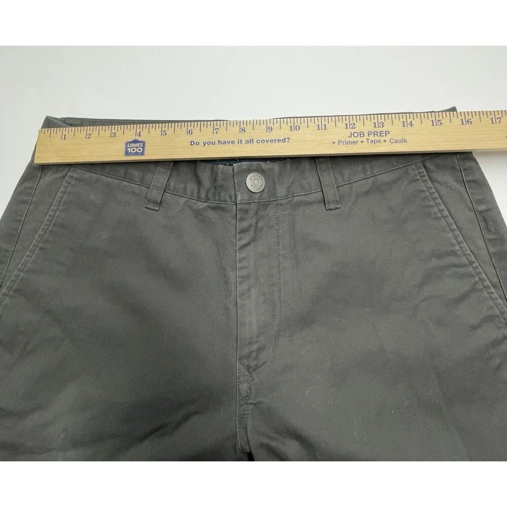 Bonobos Athletic Pants Dark Brown Straight Leg Cotton Chino Men's Size 32x32